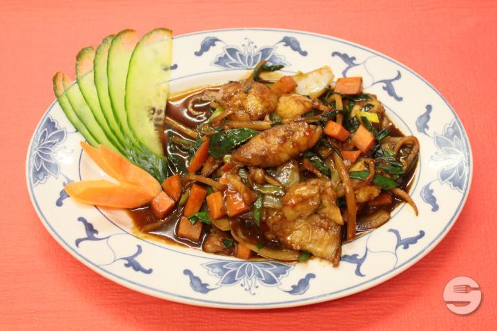 59. Pangasius à la Sauce Soja et Piquante - Le Papillon
