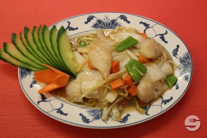 60. Filet de Pangasius aux Légumes - Le Papillon