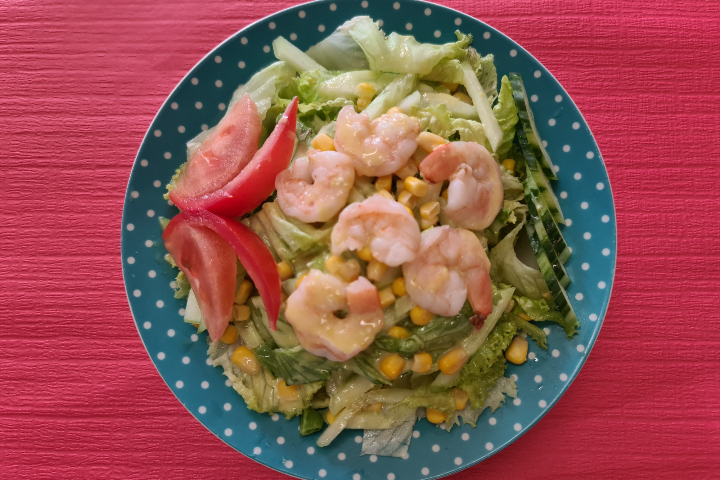 Salade de crevettes - Le Papillon