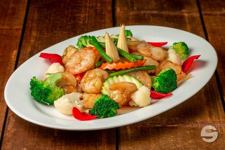 Crevettes aux Légumes - Le Printemps