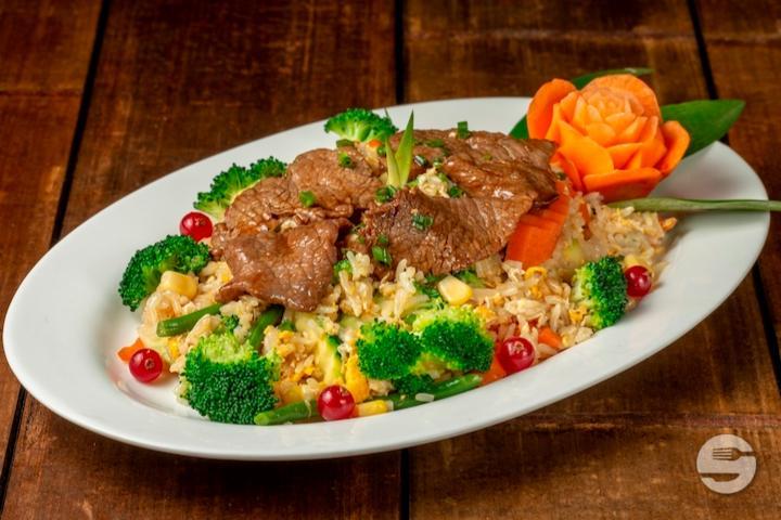 Riz Sauté au Boeuf - Le Printemps