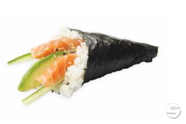 451. Temaki Saumon, Avocat et Tobiko - HOKAIDO