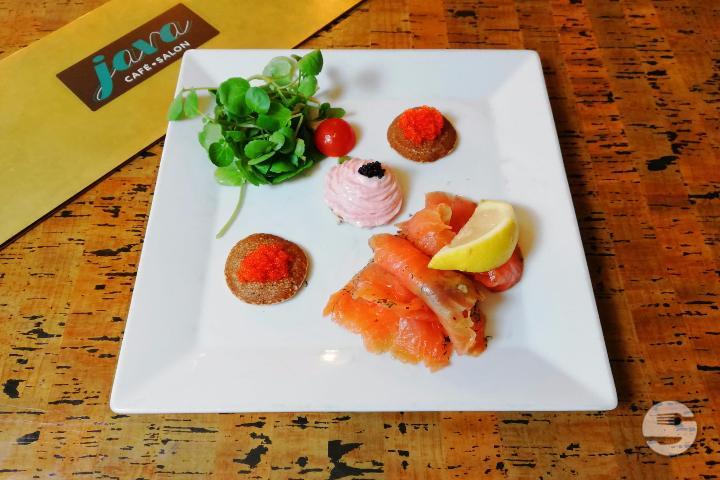 Saumon Label Rouge façon Gravlax - Java Café - Salon