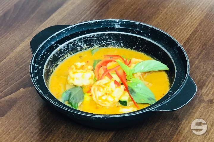 833. Shrimps Panang Curry - Ô Bambou