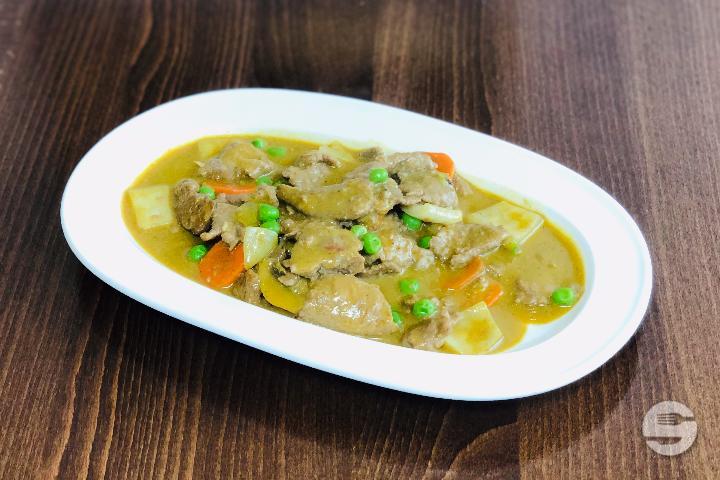 78. Pork with Curry Sauce - Ô Bambou