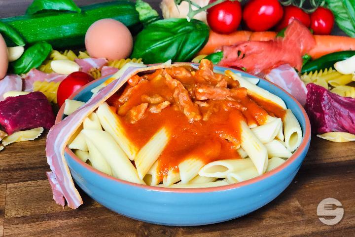 Pasta Box Amatriciana - Chilly and Co by PastaConnection