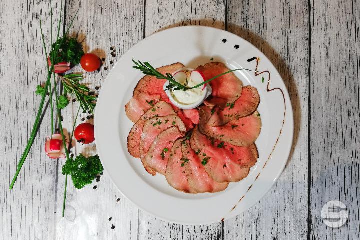 Roastbeef froid sauce tartare - La Croquignole