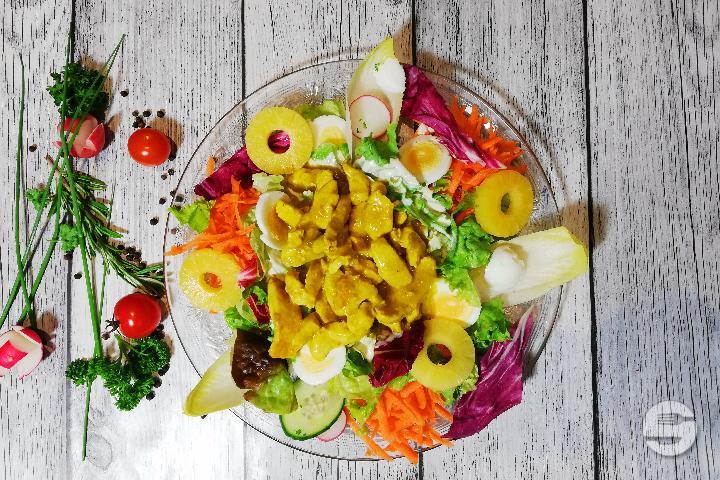 Salade Bombay - La Croquignole
