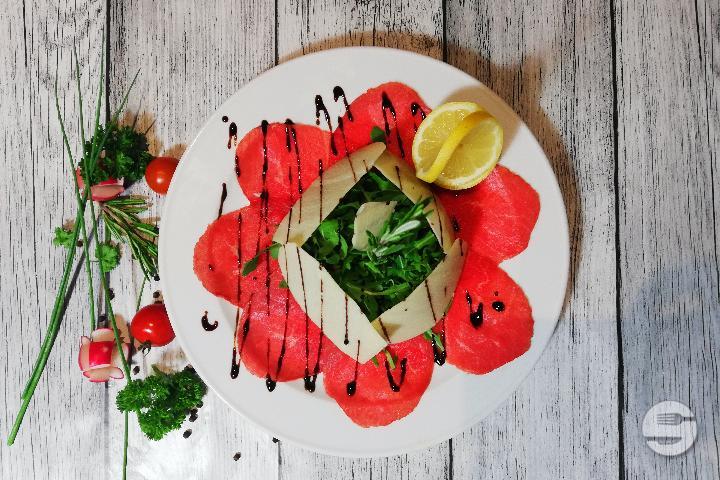 Carpaccio de boeuf - La Croquignole