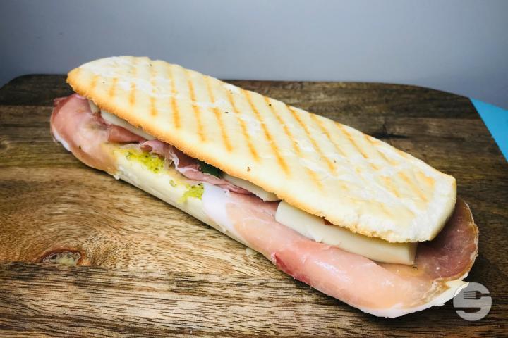 Raw Ham Panini - Chez Rafaelle