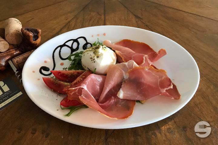 La Burrata et jambon cru - Ristorante St Paul
