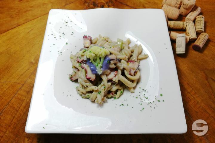 Casarecce octopus with cauliflower cream - Ristorante St Paul