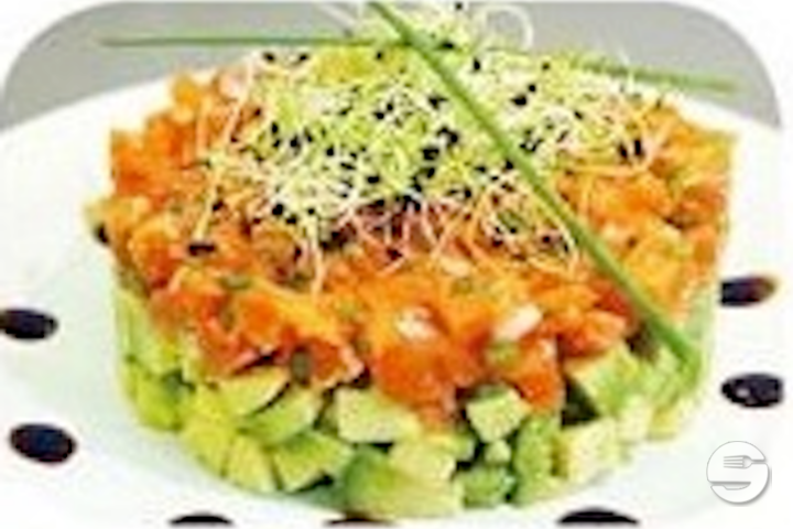 E12. Tartare de Saumon et Avocat - Coucou Sushi