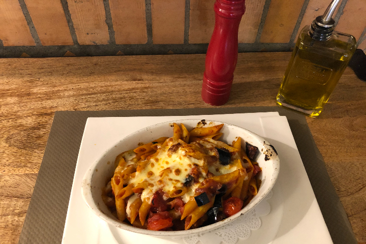 Pasta Penne Alla Siciliana - La Puccia