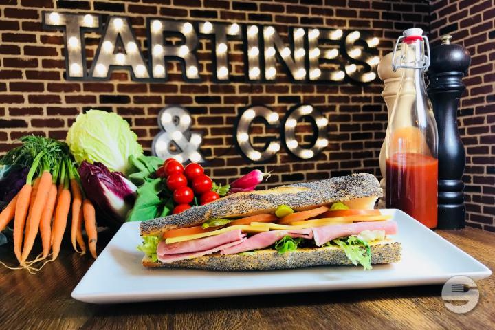 Ham & Gruyère Sandwich - Tartines & Co