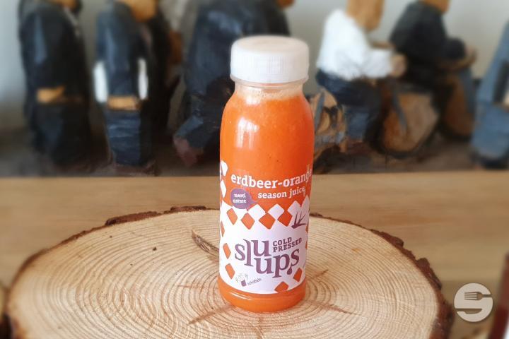 Strawberry Orange Juice | Sluups | 250ml - Confiserie Baumann
