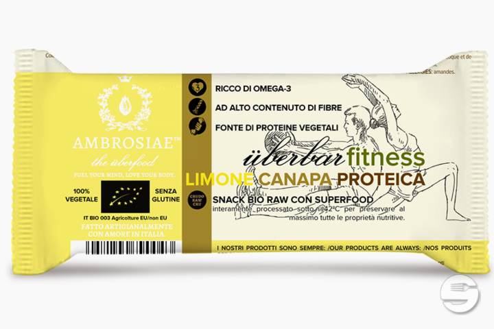 Barre Protéinée Bio, Crue, Citron, Chanvre - Açaí Concept Swiss