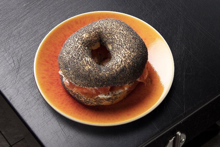 Bagel with Smoked Salmon - Chez Philippe
