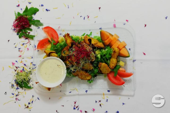 Salade Hawaï - Restaurant Le Léman