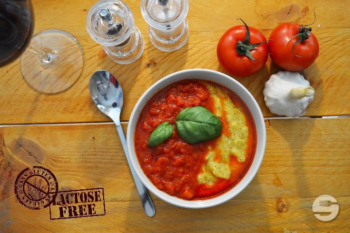 Polenta + mediterranean sauce - Polent'amo