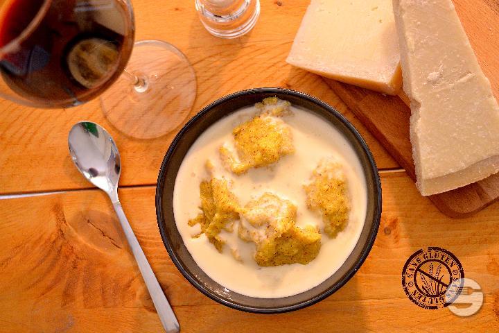 Polenta + 5 cheese cream - Polent'amo