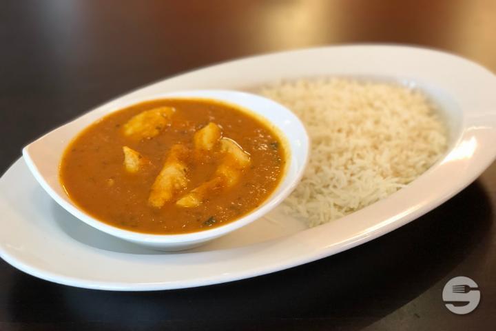 Fisch Panjabi Style mit Reis - Thali House