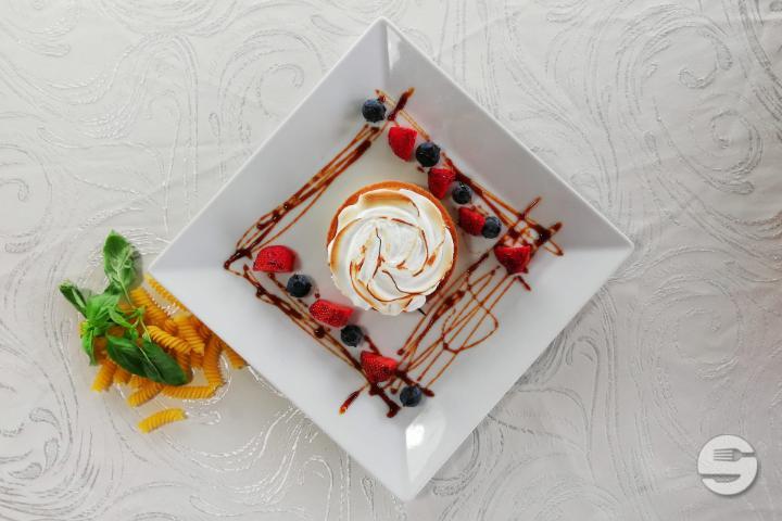Tartelette citron - Restaurant de l'aéroport