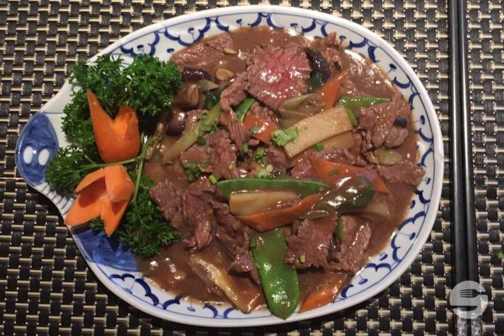 F08. Boeuf sauté à la Sauce d'Huître - Lian Xiang Lou