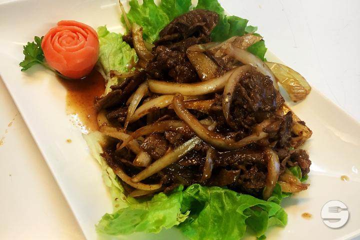 Boeuf grillé à la Sauce Japonaise - Bambou