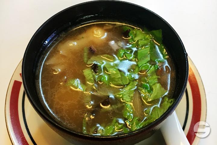 Potage aux Raviolis de Crevettes - Bambou