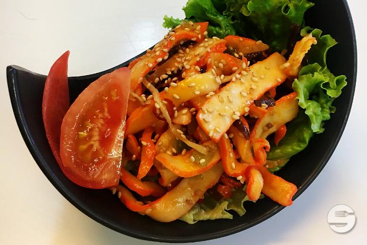 Salade de Calamars et Légumes - Bambou