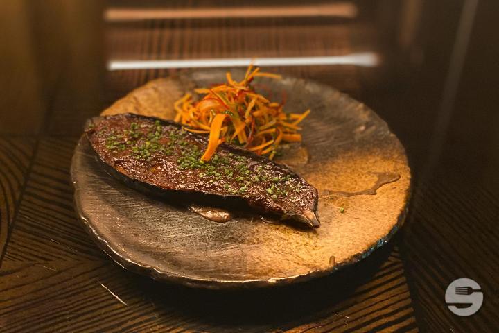 Grilled Aubergine - HATO - fine asian cuisine