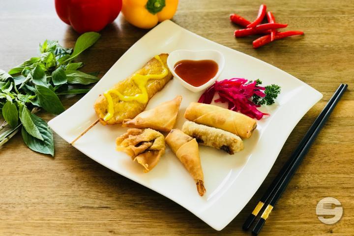 01. Grand Assortiment Hors d'Oeuvres Croustillant - Restaurant Feuillage