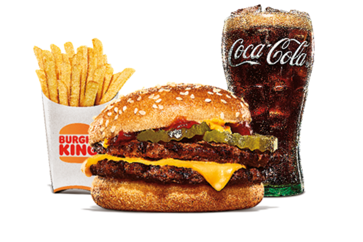 Double Cheeseburger Menu - Burger King