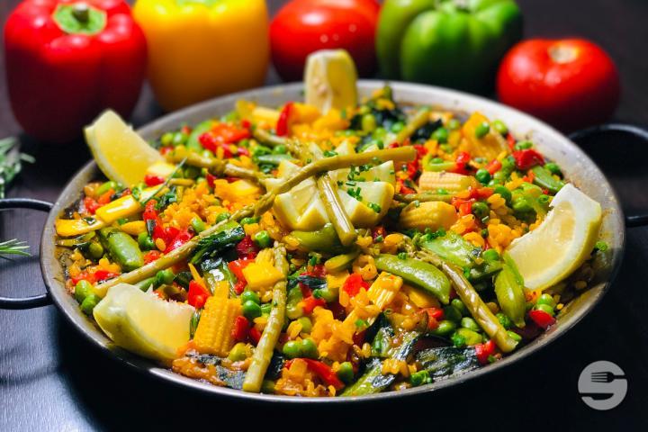 Vegetarian Paella - El Campanu