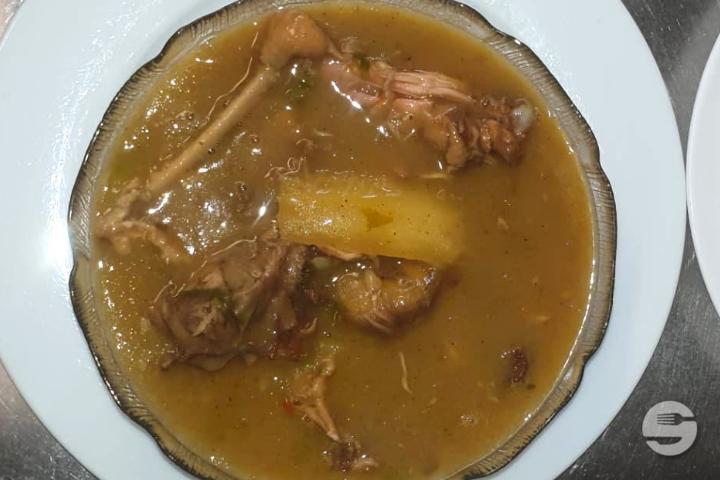 Sancocho Ravo de Ternera, Gallina y Arroz Blanco - Donde Luis