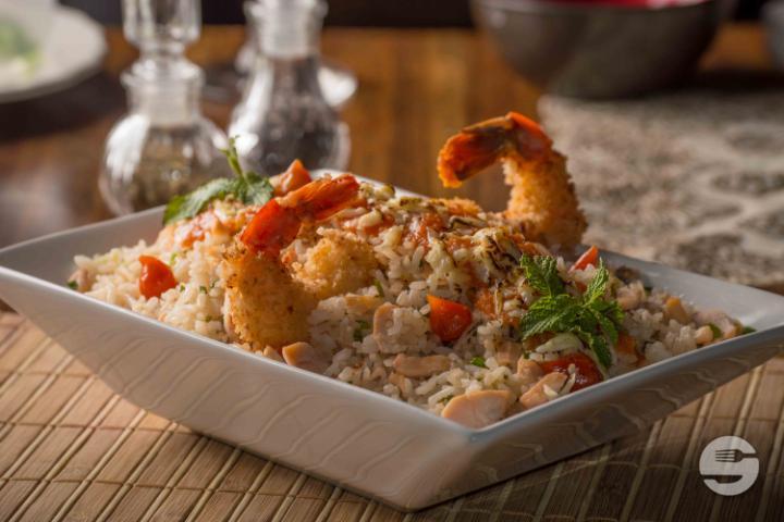 Rice Stir-fried with Chicken - Thaï Express Food Boudevilliers