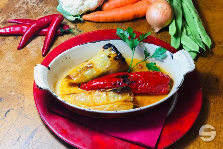 Balkan Style Peppers - Auberge du Grand Saconnex