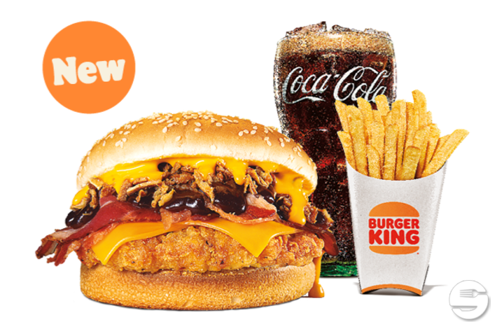 Crazy Cheese BBQ Chicken Menu - Burger King