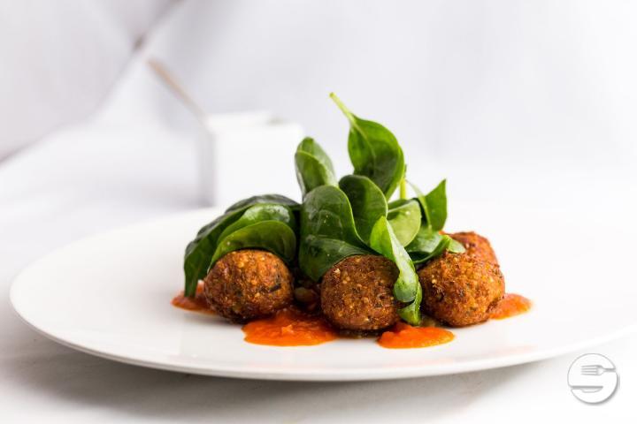 Chickpea and quinoa dumpling - La Brasserie J5