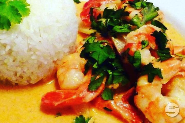 Crevette Curry Rouge - Bamee Bistro