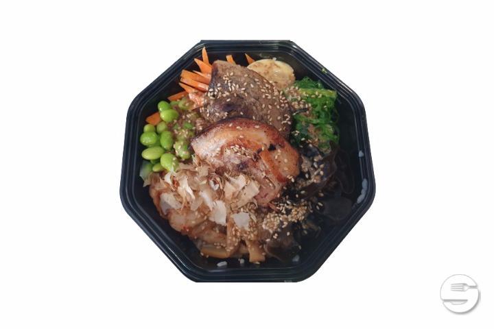 Bento with Pork - ChuChu Bubble Tea & Ramen