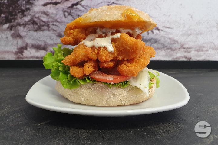 Taiwanese Style Chicken Burger - ChuChu Bubble Tea