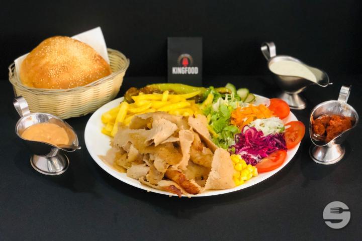 Lamb Kebab Plate - King Food