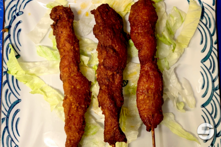 29. Brochette de Poulet Saté - Lotus Restaurant