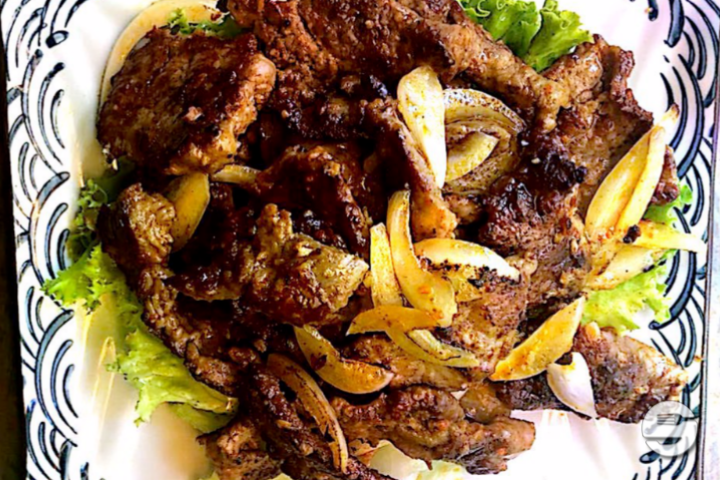56. Boeuf Grillé à l'Ail - Lotus Restaurant