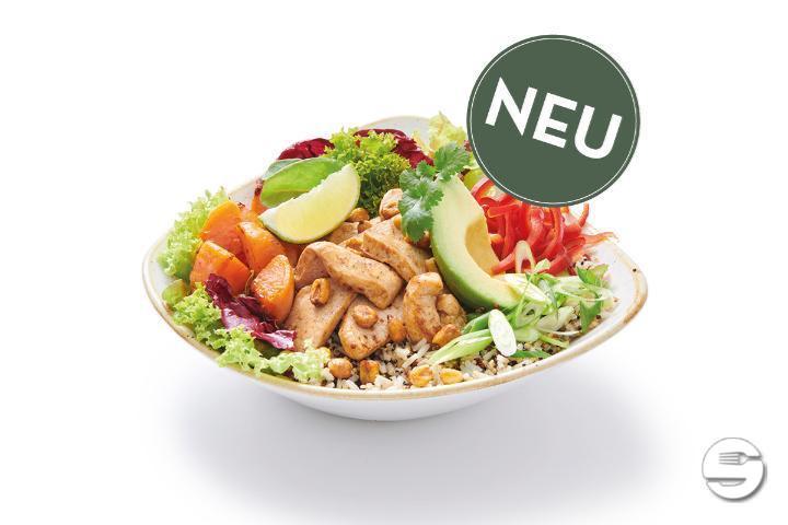Sweet Potato Avocaodo Chicken Bowl - dean&david