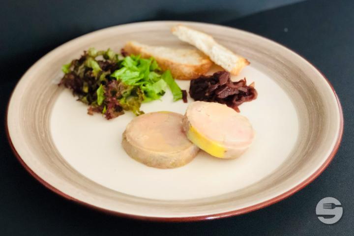 Foie gras maison au torchon - Restaurant Roches Brunes
