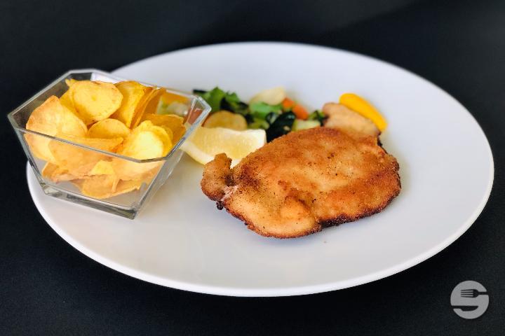 Cordon bleu de porc - Restaurant Roches Brunes