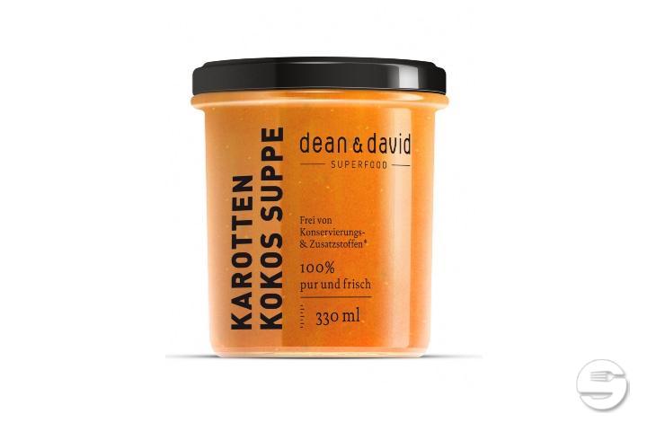 Karotten Kokos Suppe im Glas - dean&david